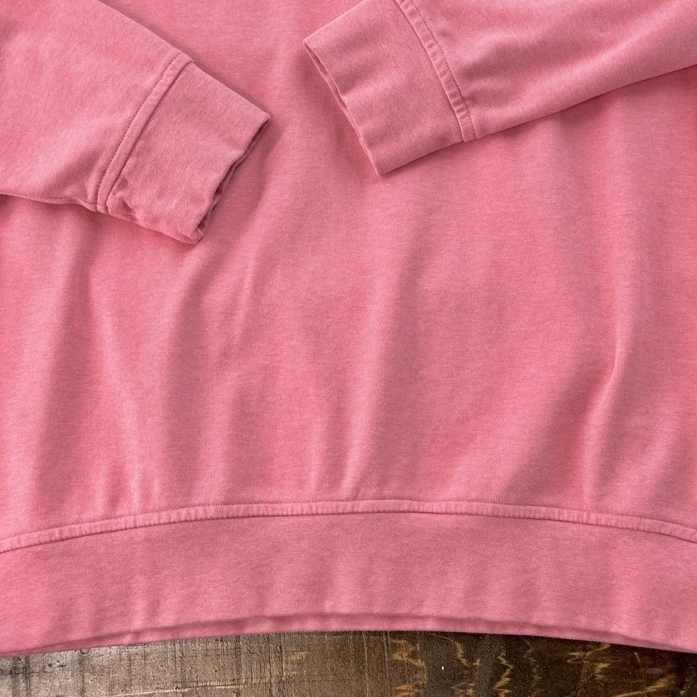 Peter Millar Seaside Wash Pique 1/4 Zip Pullover Golf‎ Men's Size Large Salmon